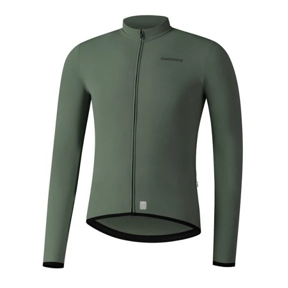 Maillot Manga Larga Shimano Vertex Thermal Army Green Hombre