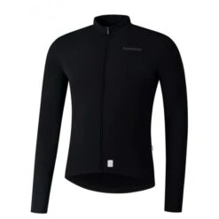 Maillot Manga Larga Shimano Vertex Thermal Black Hombre