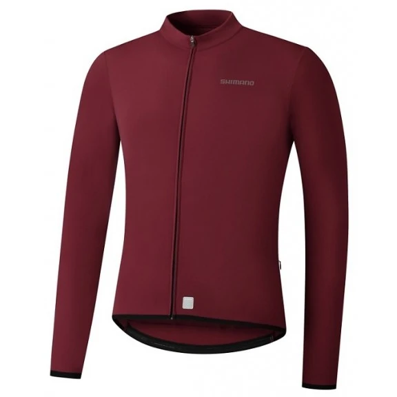 Maillot Manga Larga Shimano Vertex Thermal Spice Red Hombre