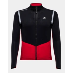 Maillot Pissei Manga Larga Gardena Wind Negro/Rojo