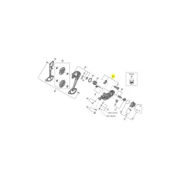 Pieza Sujeta Cambio Shimano RD-8100/M7100/6100