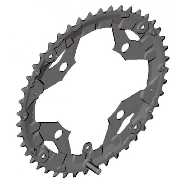 Plato Shimano FC-T4010 Negro 44 Dientes 3x9 Y Pcd 104mm