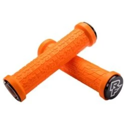 Puños Race Face Grippler, 33mm Lock On, 132mm Naranja