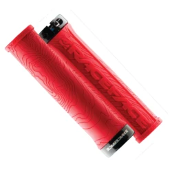 Puños Race Face Half Nelson Single Locks On Rojo