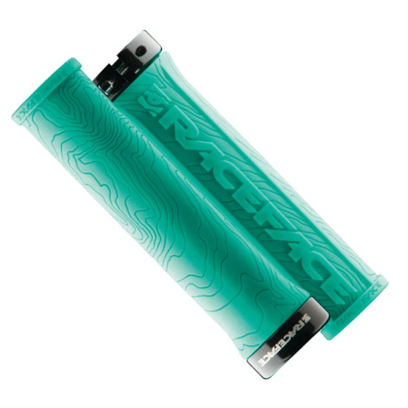 Puños Race Face Half Nelson Single Locks On Turquesa