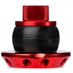 Muc-Off Tapones Manillar Muc Off Disco De Alumnio Color Rojo