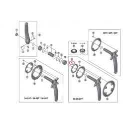 Tornillo Shimano Fijacion Plato 4 Piezas FC-M782 Y1NV98040