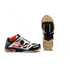 Zapatillas Northwave Enduro Mid Blanco-naranja MTB-AM