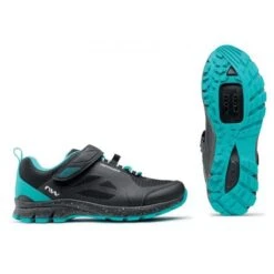 Zapatillas Northwave Evo Negro-aqua Mtb Mujer