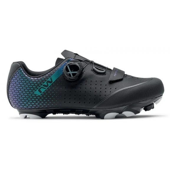 Zapatillas Northwave Origin Plus Negro-iridescent Mtb Mujer - Imagen 2