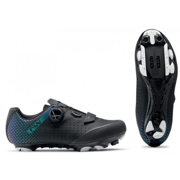 Zapatillas Northwave Origin Plus Negro-iridescent Mtb Mujer