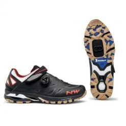 Zapatillas Northwave Spider Plus 2 Negro-blanco.naran Mtb-AM