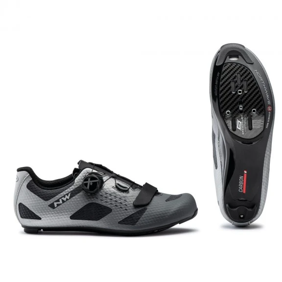 Zapatillas Northwave Storm Carbon Antracita-plata Reflex Roa
